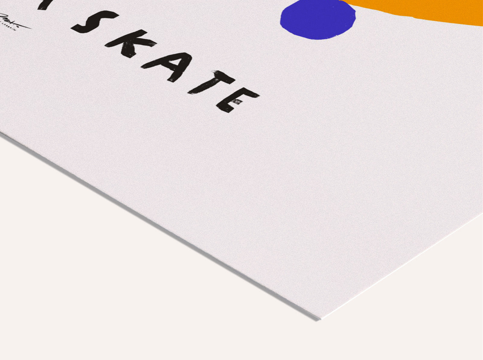 Matías Larraín - Banana Skate | Art print Poster